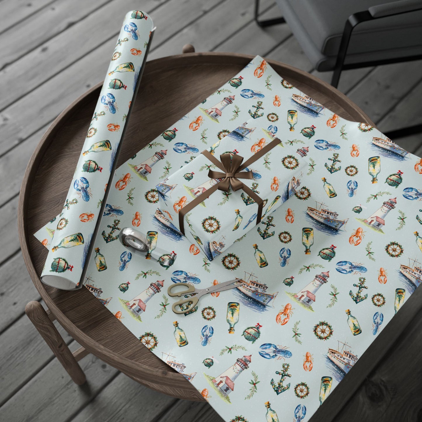 Wrapping Paper - A Very Merry Coastal Christmas
