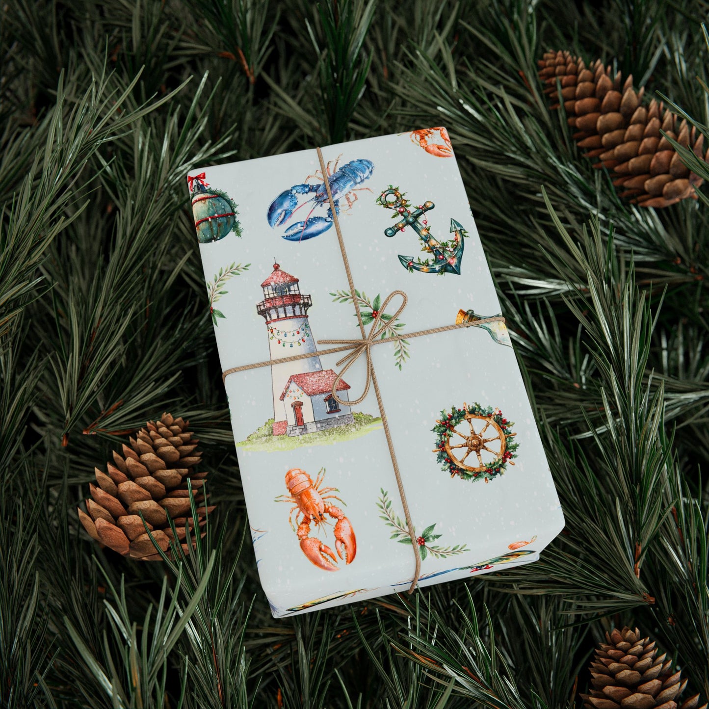 Wrapping Paper - A Very Merry Coastal Christmas