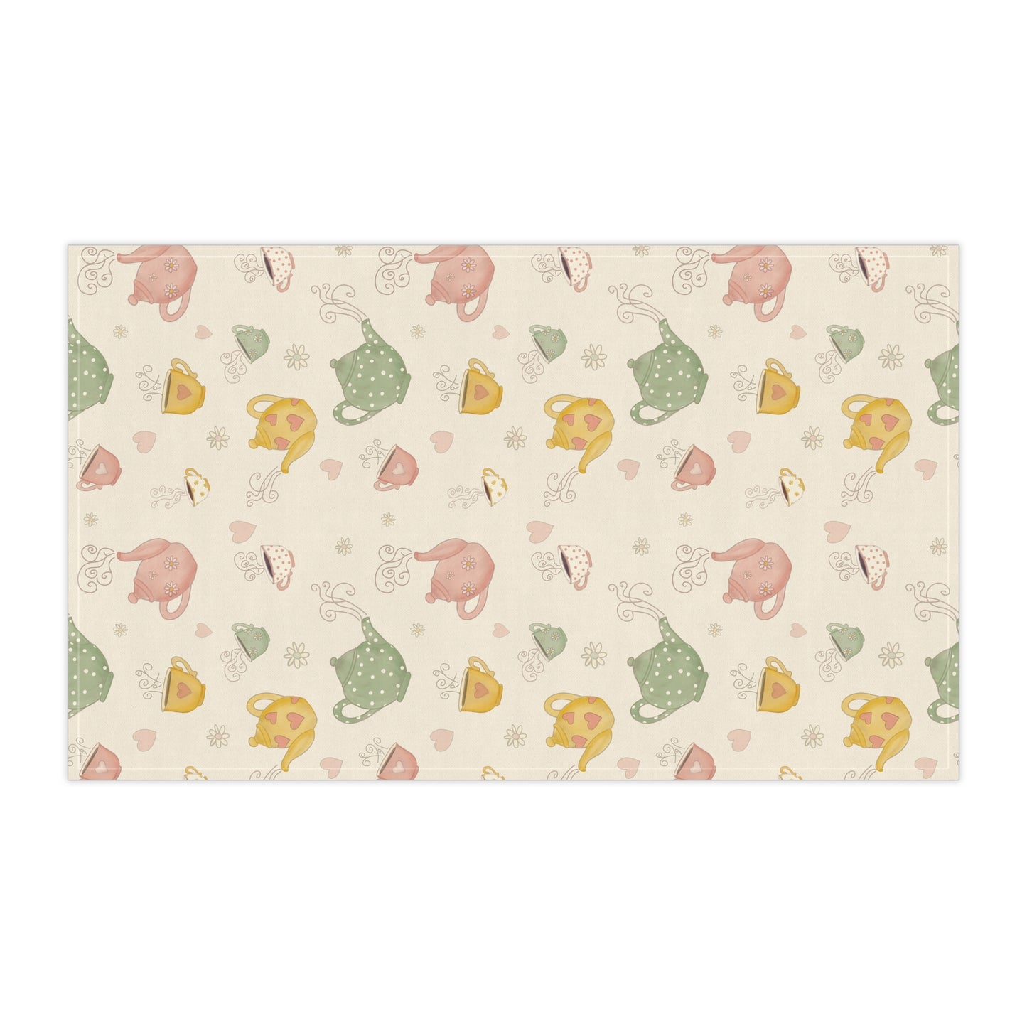 Tea Towels - Vintage Teatime at Grandmas Pattern