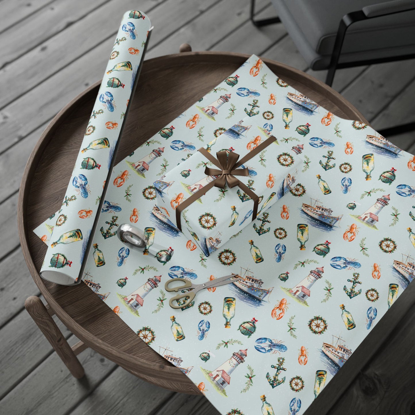 Wrapping Paper - A Very Merry Coastal Christmas